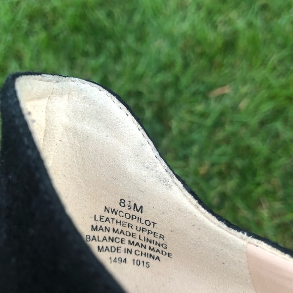 Nine West suede peep toe heels - Picture 3 of 3